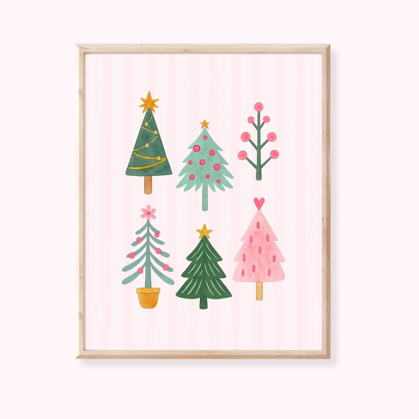 Impression d'art décorative - Mon beau sapin