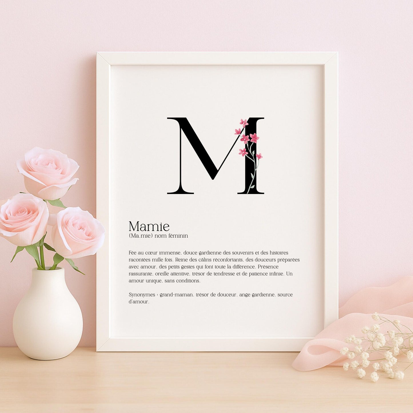 Affiche de définition pour mamie