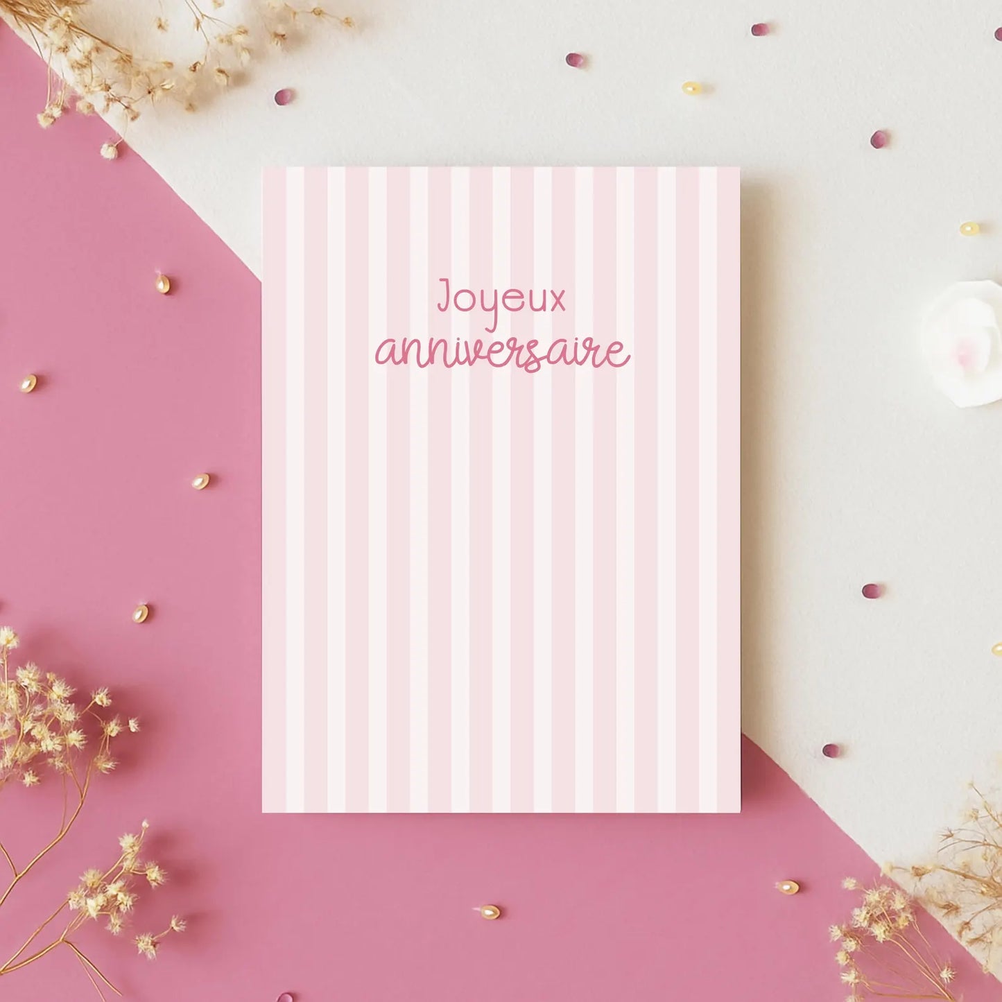 Carte de souhait d'anniversaire
