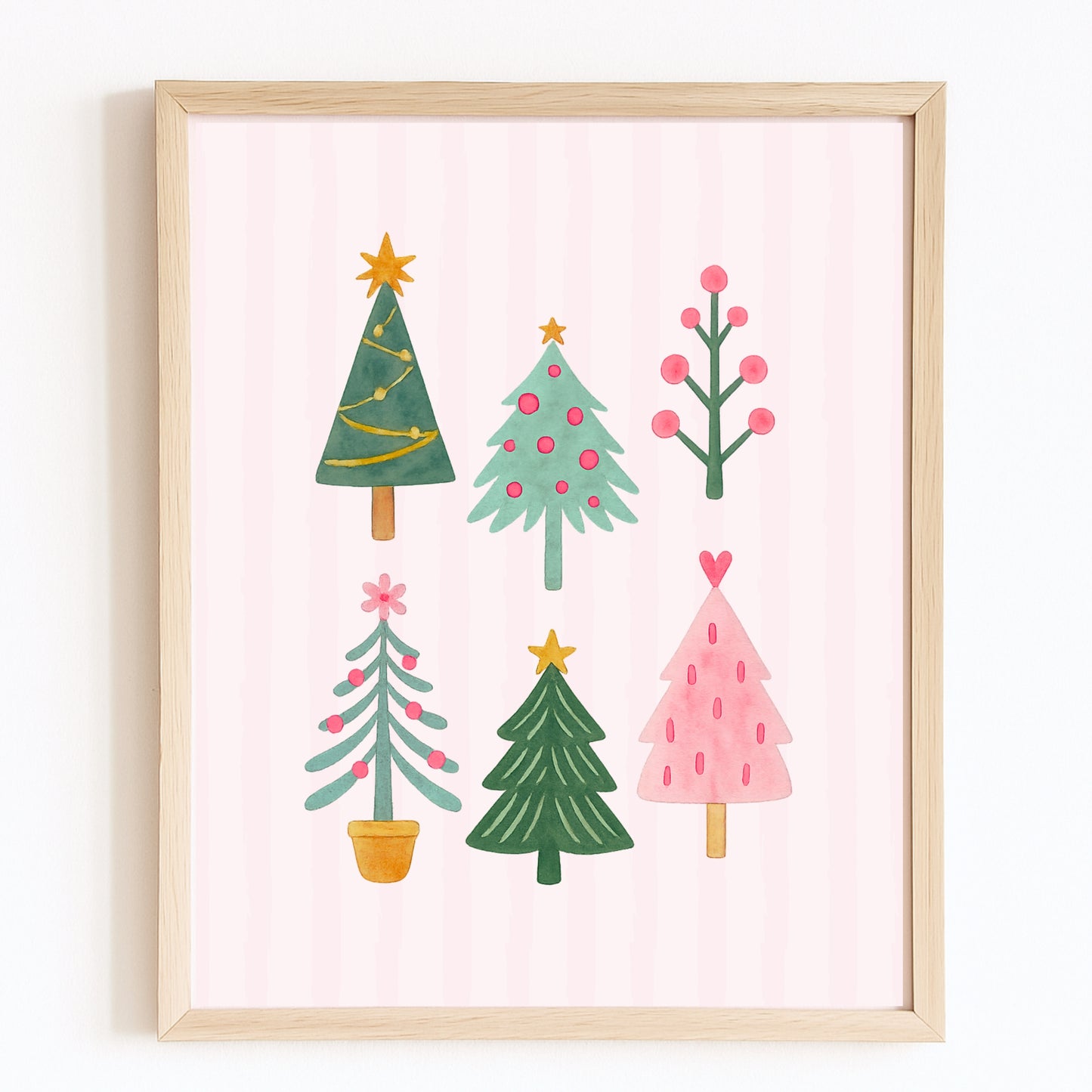 Impression d'art de Noël ''Mon beau sapin''