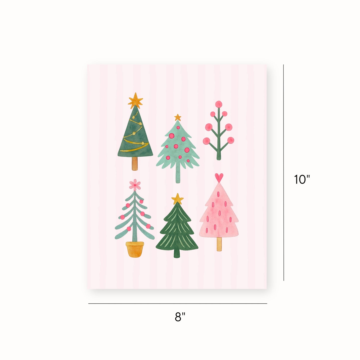 Impression d'art de Noël ''Mon beau sapin''