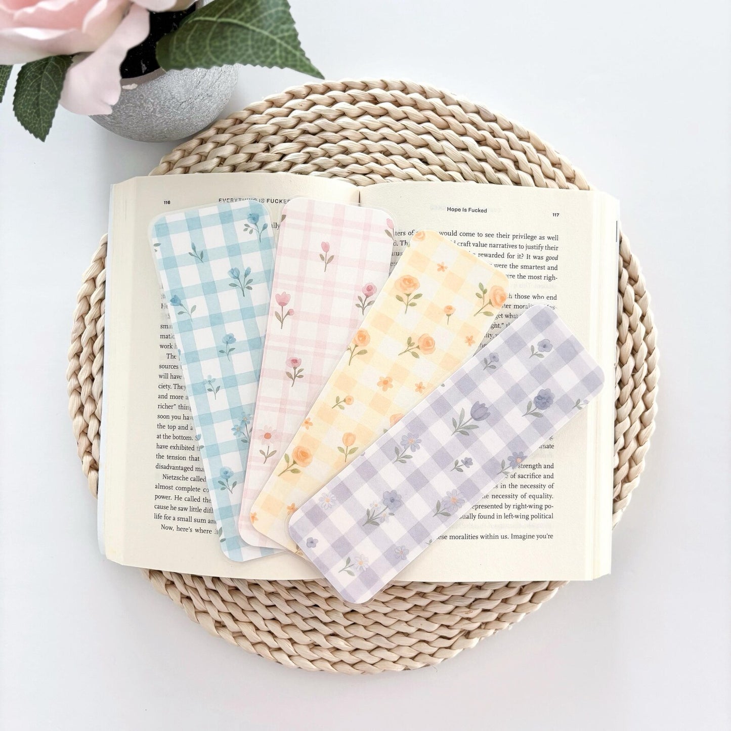 Signet fleuris pastel