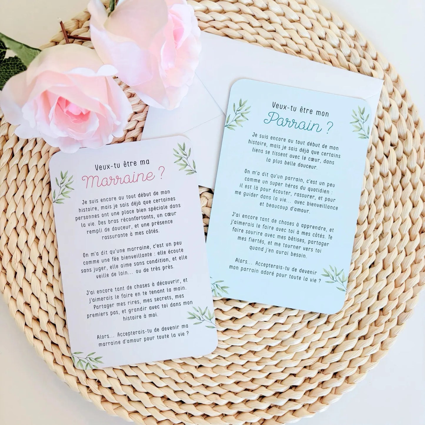 Carte demande spéciale parrain / marraine