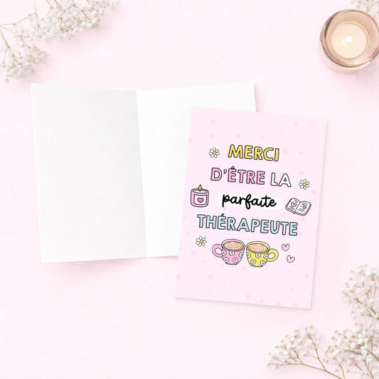 Carte de souhait - Parfaite thérapeute