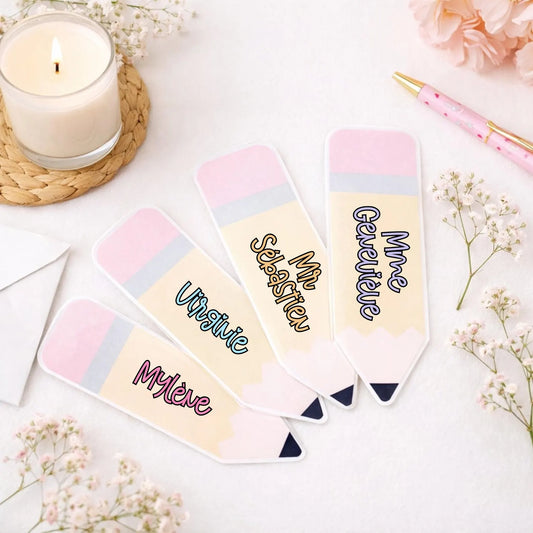 Marque-page personnalisée pour enseignante ou éducatrice